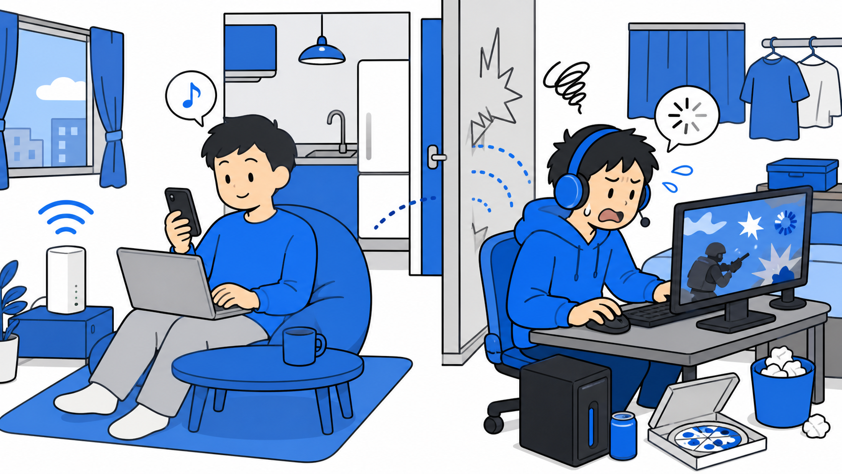 ASAHIネットWiMAXが向いている人・向かない人の比較