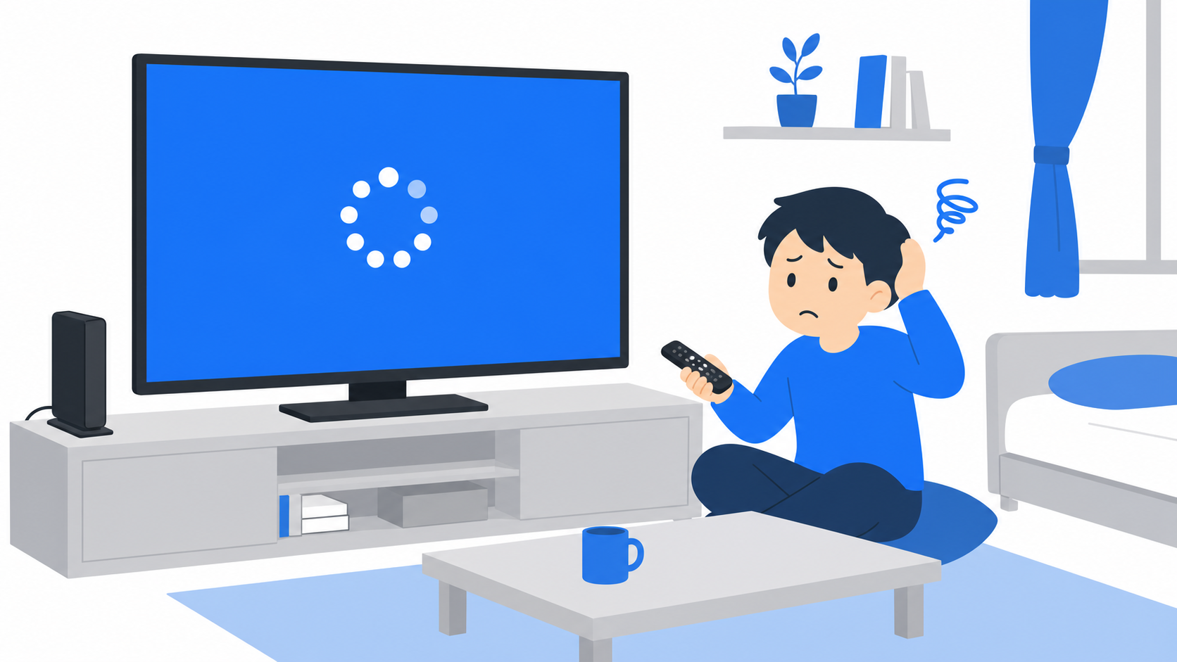 動画の画質ごとに必要な通信速度を示したイラスト